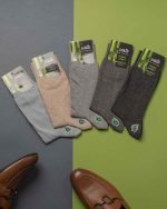 جوراب مردانه بامبو طرح کلاسیک ساده