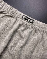 شورت مردانه نیم پا سیلیکونی طرح GUCCI