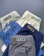 شورت مردانه نیم پا سیلیکونی طرح GUCCI