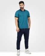 ست راحتی مردانه نخی پرنده سبز برند سیلکا