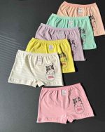 شورت دخترانه پادار گربه جیبی سیلکا