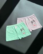 شورت دخترانه پادار گربه جیبی سیلکا