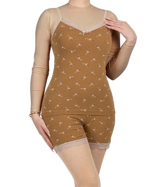 ست تاپ و شورتک سهیلا سیلکا