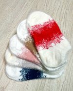 جوراب زنانه موهر مدل برف زمستانی