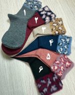 جوراب زنانه موهر مدل پلنگی زمستانی