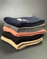 جوراب زنانه پشم مدل گوزن زمستانی