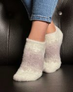 جوراب زنانه موهر مدل برف زمستانی