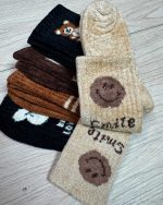 جوراب زنانه موهر مدل کارتونی زمستانی