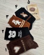 جوراب زنانه موهر مدل کارتونی زمستانی