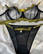 ست شورت و سوتین توری زنانه تورگاز