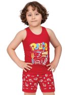 ست زیرپوش پسرانه رکابی پادار پلیس