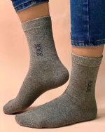 جوراب مردانه پشم طرح سه ضرب