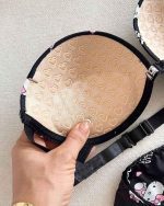 ست شورت و سوتین زنانه کیتی جلو بازشو