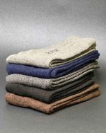 جوراب مردانه پشم طرح سه ضرب