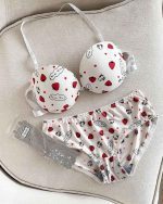 ست شورت و سوتین زنانه کیتی جلو بازشو