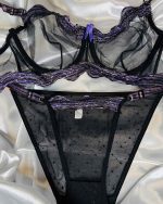 ست شورت و سوتین توری زنانه تورگاز