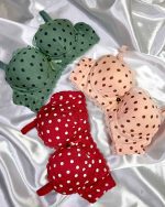 سوتین زنانه خالدار فنردار سیلکا