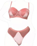 ست شورت و سوتین مخملی فانتزی