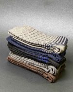 جوراب مردانه پشم طرح راه راه