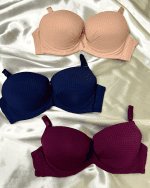 سوتین زنانه جک دار خال خالی سیلکا