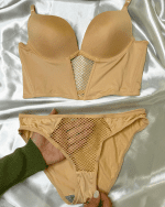 ست شورت و سوتین پلانچ جکدار