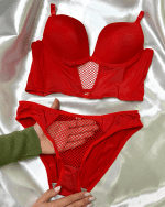 ست شورت و سوتین پلانچ جکدار