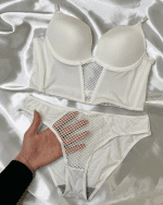 ست شورت و سوتین پلانچ جکدار