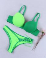 ست شورت و سوتین دو رنگ - تصویر 2