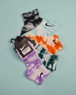 جوراب زنانه مچی آب رنگی نایک