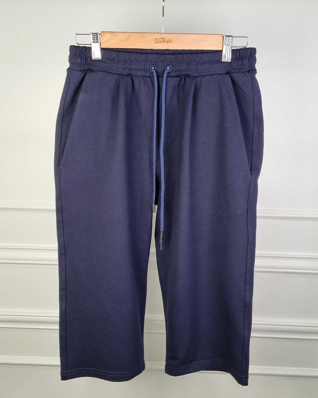 1 شلوارک مردانه سرمه ای آرمان سیلکا