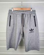 شلوارک مردانه طرح آدیداس ملانژ سیلکا