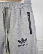 شلوارک مردانه طرح آدیداس ملانژ سیلکا