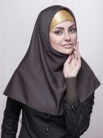 کلاه زیرمقنعه ساتن گرهی رنگی سیلکا