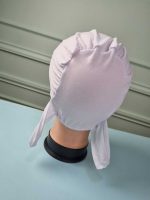 کلاه زیرمقنعه ساتن گرهی رنگی سیلکا