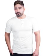 تیشرت مردانه نیم آستین دگمه دار