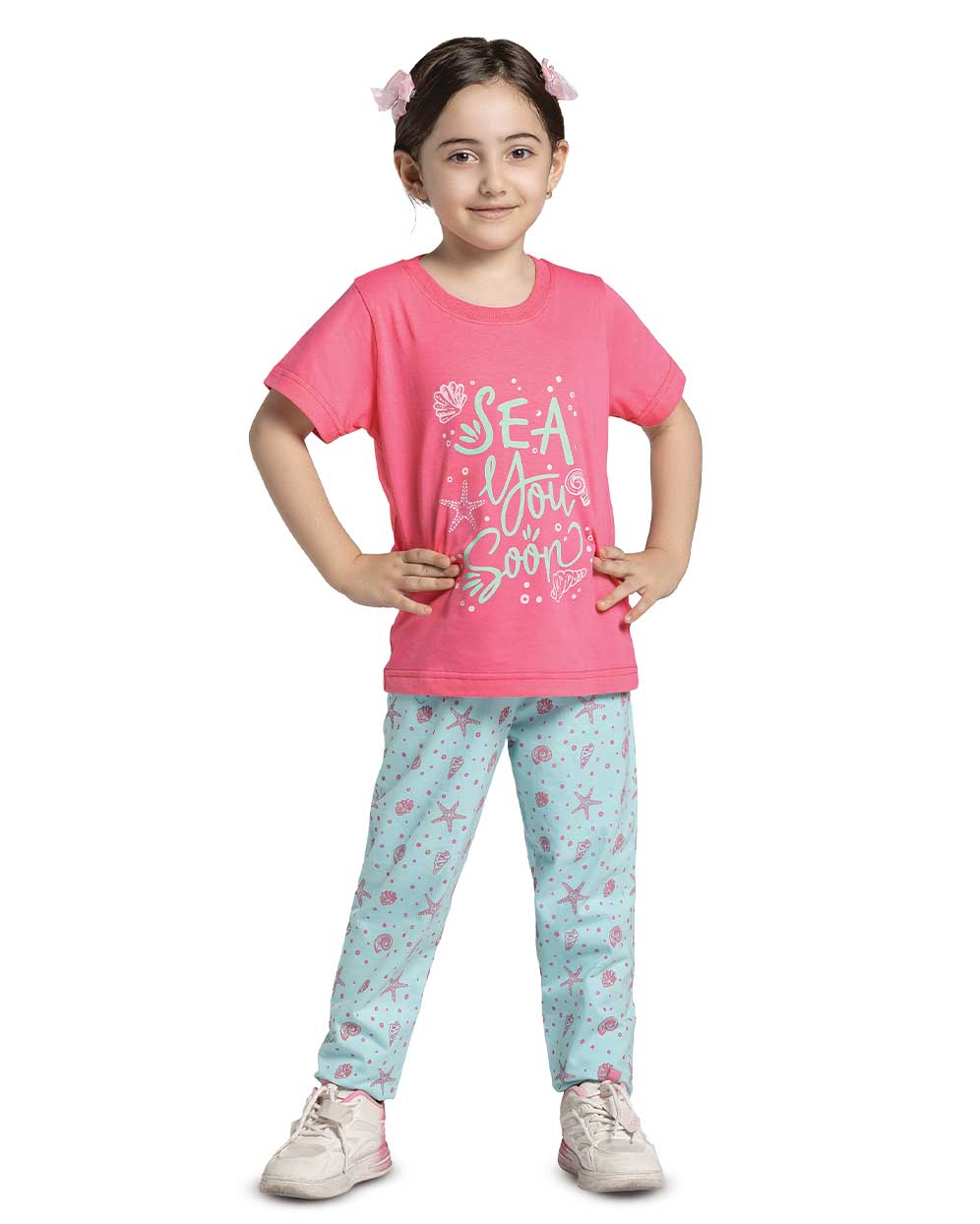 setdokhtaranesoon-06-d1 ست راحتی دخترانه نیم آستین soon سیلکا