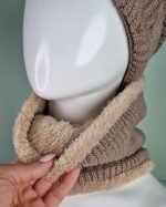شال و کلاه گردنی توخز سیلکا طرح سلین