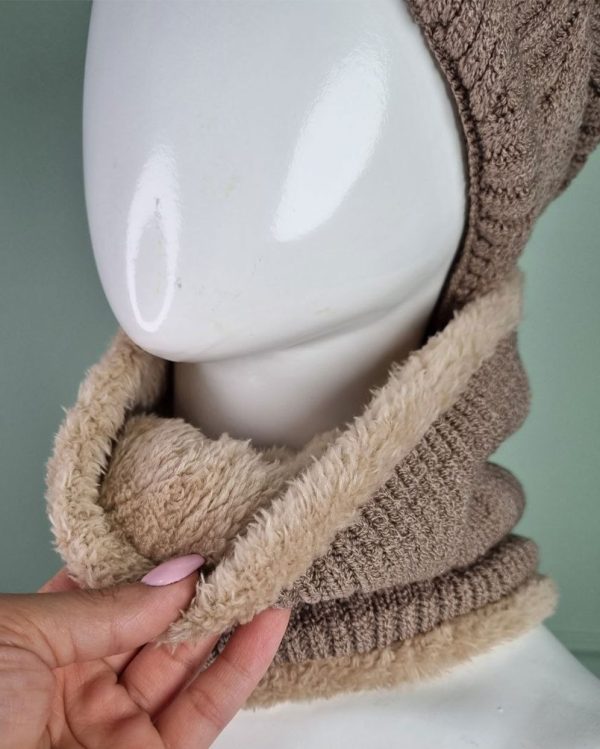 شال و کلاه گردنی توخز سیلکا طرح سلین