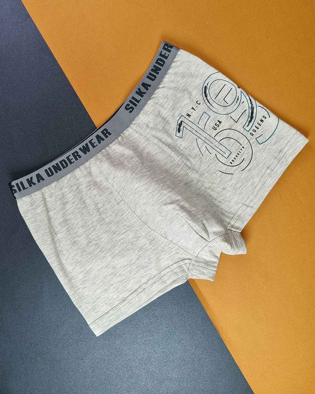 shortemardane-jel0chap-06-m1 شورت مردانه نخی نیم پا کش از رو چاپی