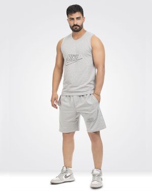 ست راحتی مردانه نخی nike ملانژ