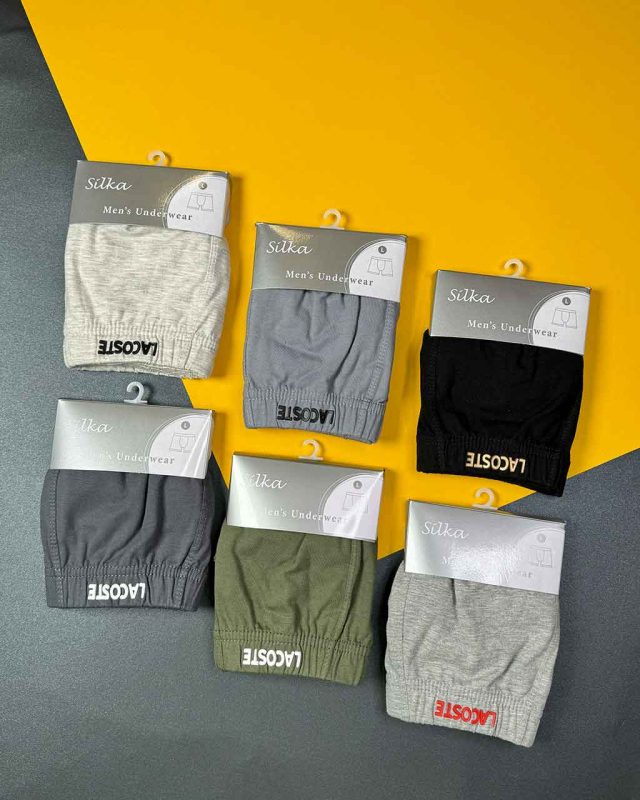 شورت پنبه لاکرا نیم پا LACOSTE اوت لت