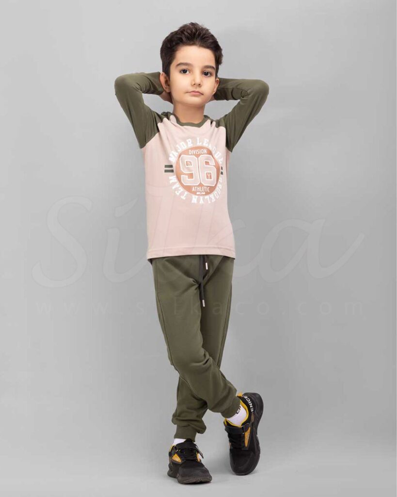 ست راحتی آستین دار طرح لیگ96