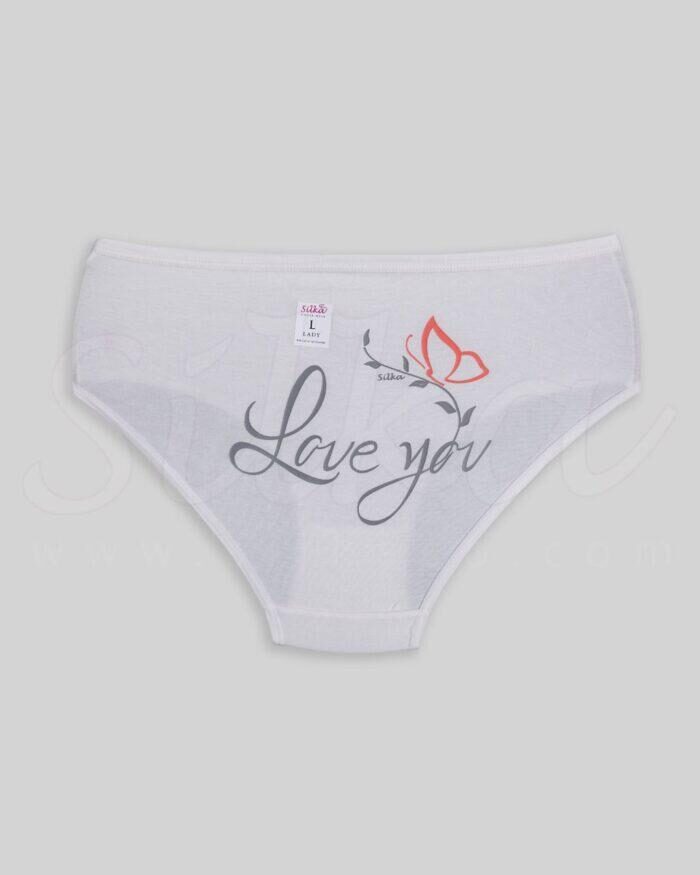 شورت پشت چاپ زنانه love you