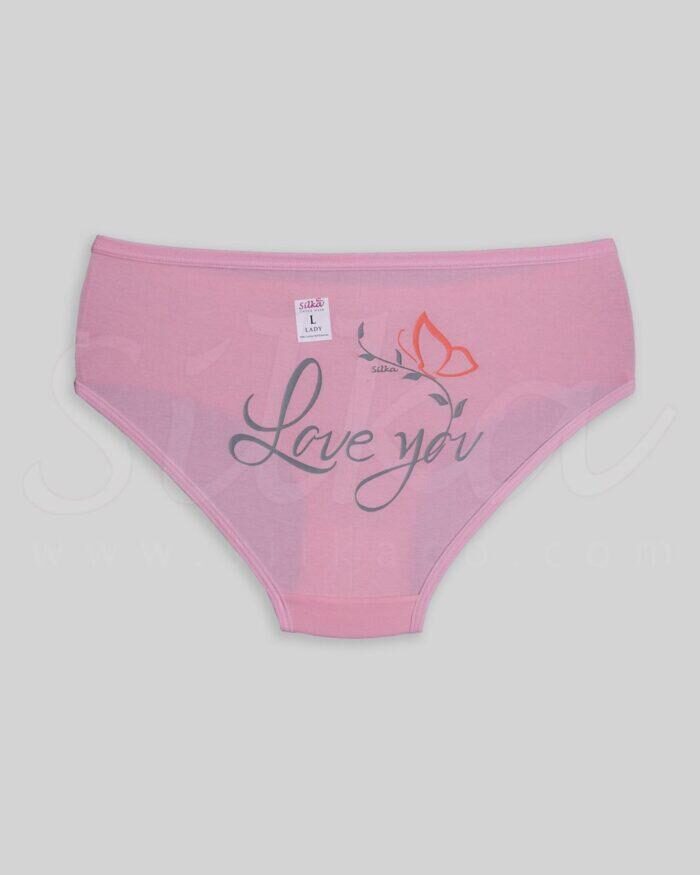 شورت پشت چاپ زنانه love you