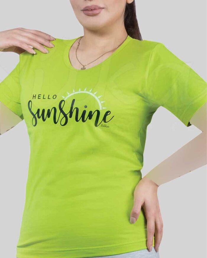 تیشرت زنانه طرح SUNSHINE