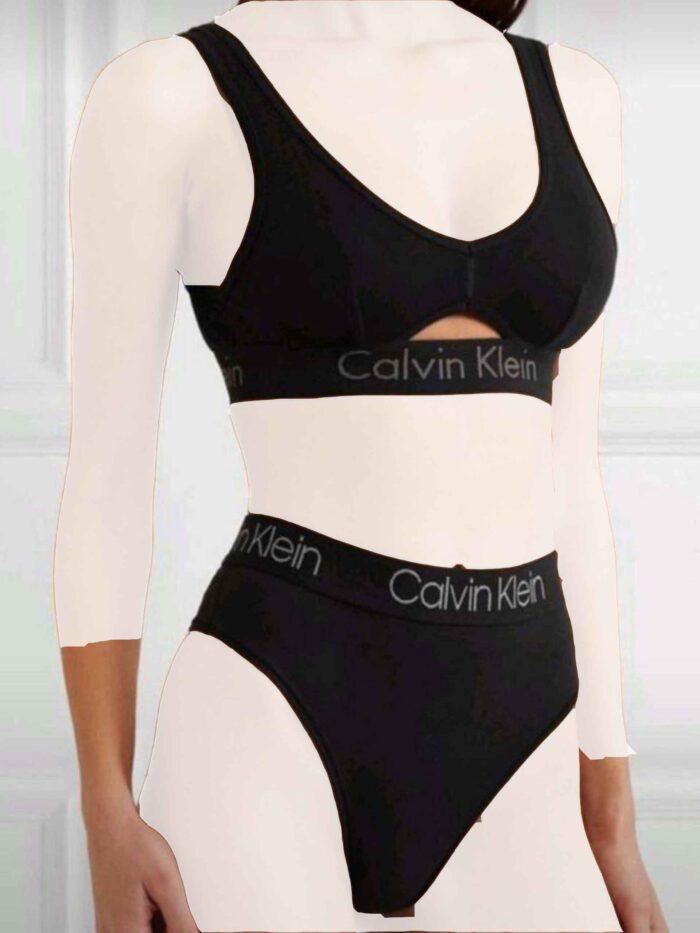 ست نیم تنه پد متحرک و شورت calvin از برند مرلین