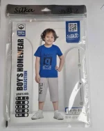 ست راحتی پسرانه نخی طرح – nyc برند سیلکا