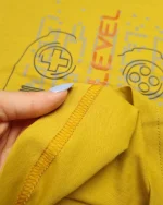 ست راحتی پسرانه نخی طرح game سیلکا