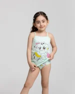 ست زیرپوش دخترانه طرح خرس سیلکا