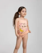 ست زیرپوش دخترانه طرح خرس سیلکا